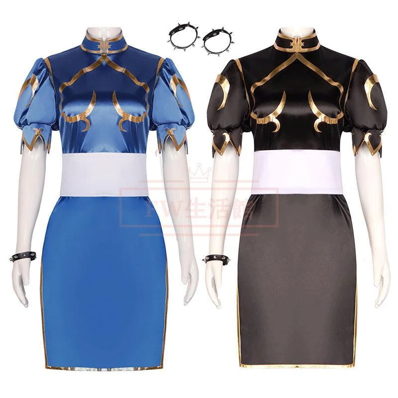 ストリートファイターV 春麗 コスプレ衣装 コスチューム 演出服 アニメ ゲーム ハロウィン cos 変装 コスチューム