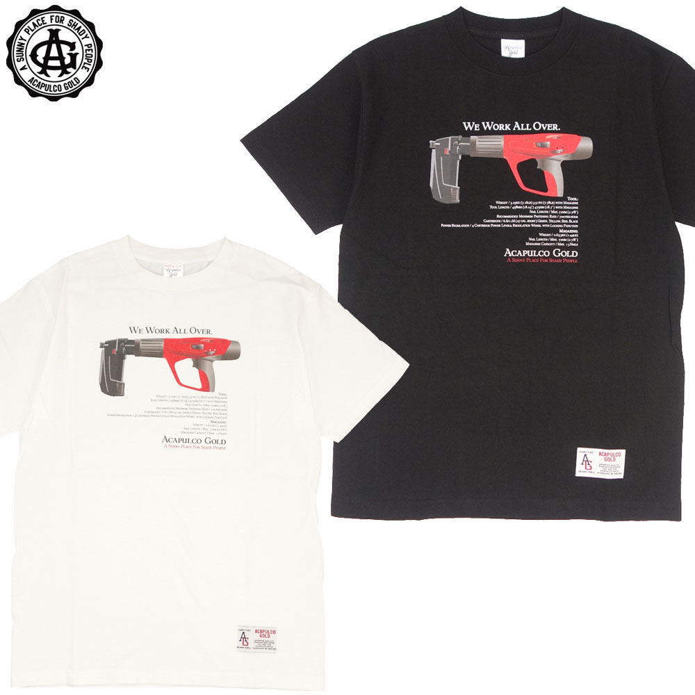 【Acapulco Gold/アカプルコゴールド】半袖Tシャツ/EMOJI TEE