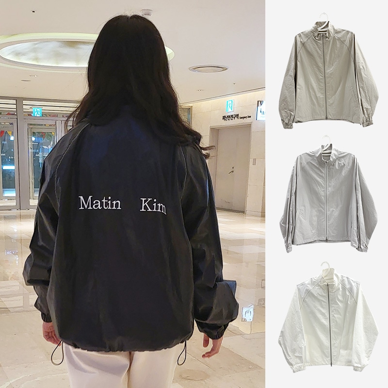 MATIN LOGO COATING JUMPER ブルゾン ・ ジャケット デイリー [4カラー]