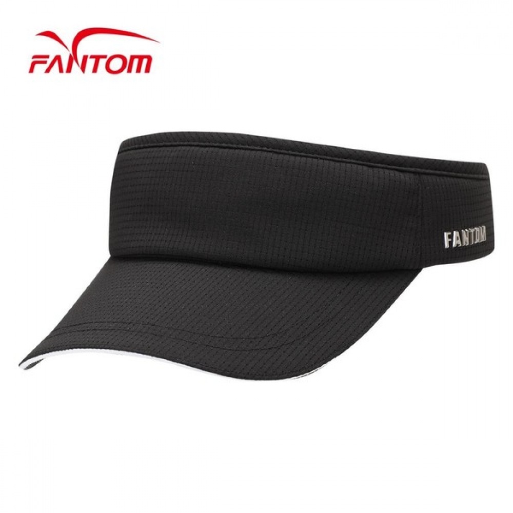 (Phantom) メンズシンプルメタルロゴサンバイザー
