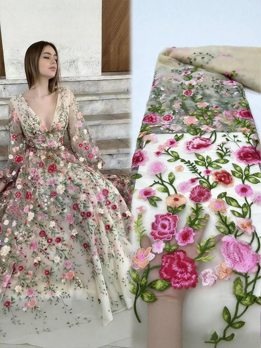 高級アフリカ3Dフラワーレースファブリック刺繍ナイジェリアの花嫁2025年フレンチチュールレースファブリック高品質ウェディングドレス用