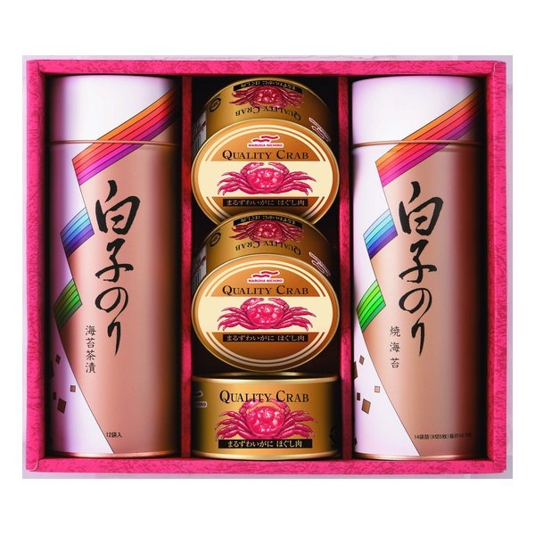 のり・カニ缶詰合せ 3種/5個入り ZOA220155659