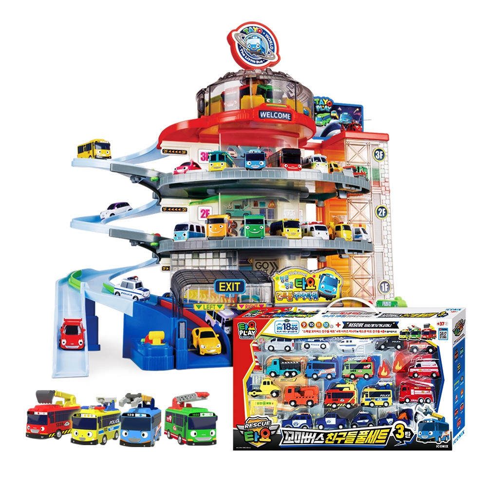 [セット]タヨパーキングタワー+ミニカーフルセット3