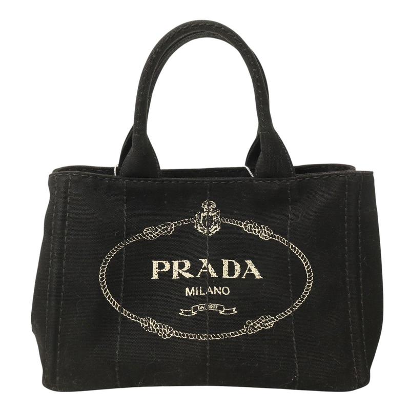 PRADA プラダ カナパS ハンドバッグ ブラック A-8067