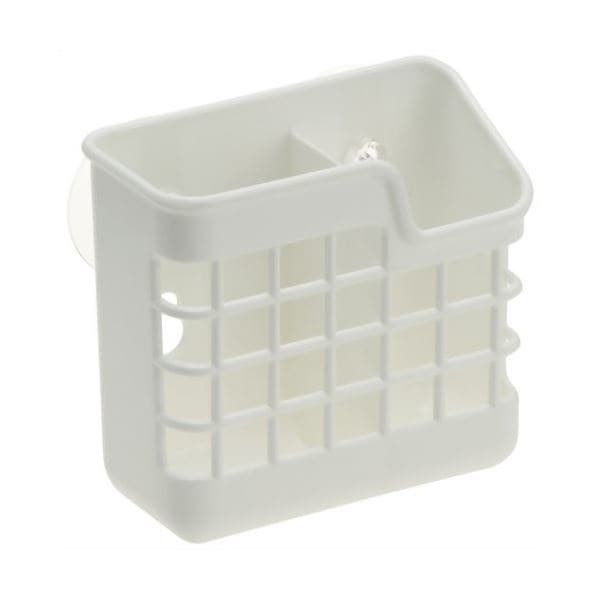 （まとめ）カトラリースタンド Nポゼ キッチンポケット W型 ホワイト [45個セット]