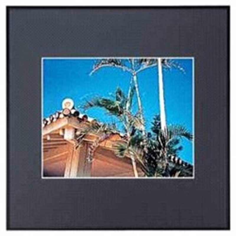 フジカラー　スクエアーマットフレーム(ワイド4切)　HQA202 ブラック