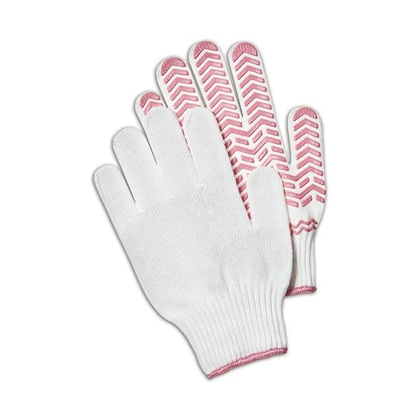 （まとめ）川西工業 天然ゴムすべり止め軍手 女性用 ピンク #2221 1パック（3双） [x10]