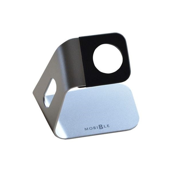 （まとめ）ミヨシ Apple Watch用 アルミスタンド シルバー SST-14/SL[x5]