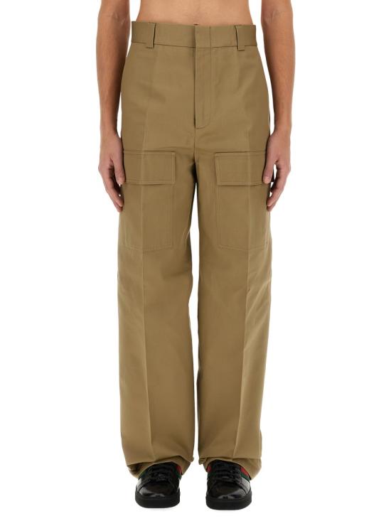 GUCCI Men Straight Pants 762309 ZAPRO9569 BEIGE