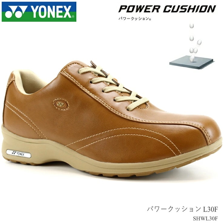 ウォーキングシューズ レディース パワークッション L30F SHW-L30F キャメル 婦人靴 歩きやすい カジュアルシューズ ファスナー