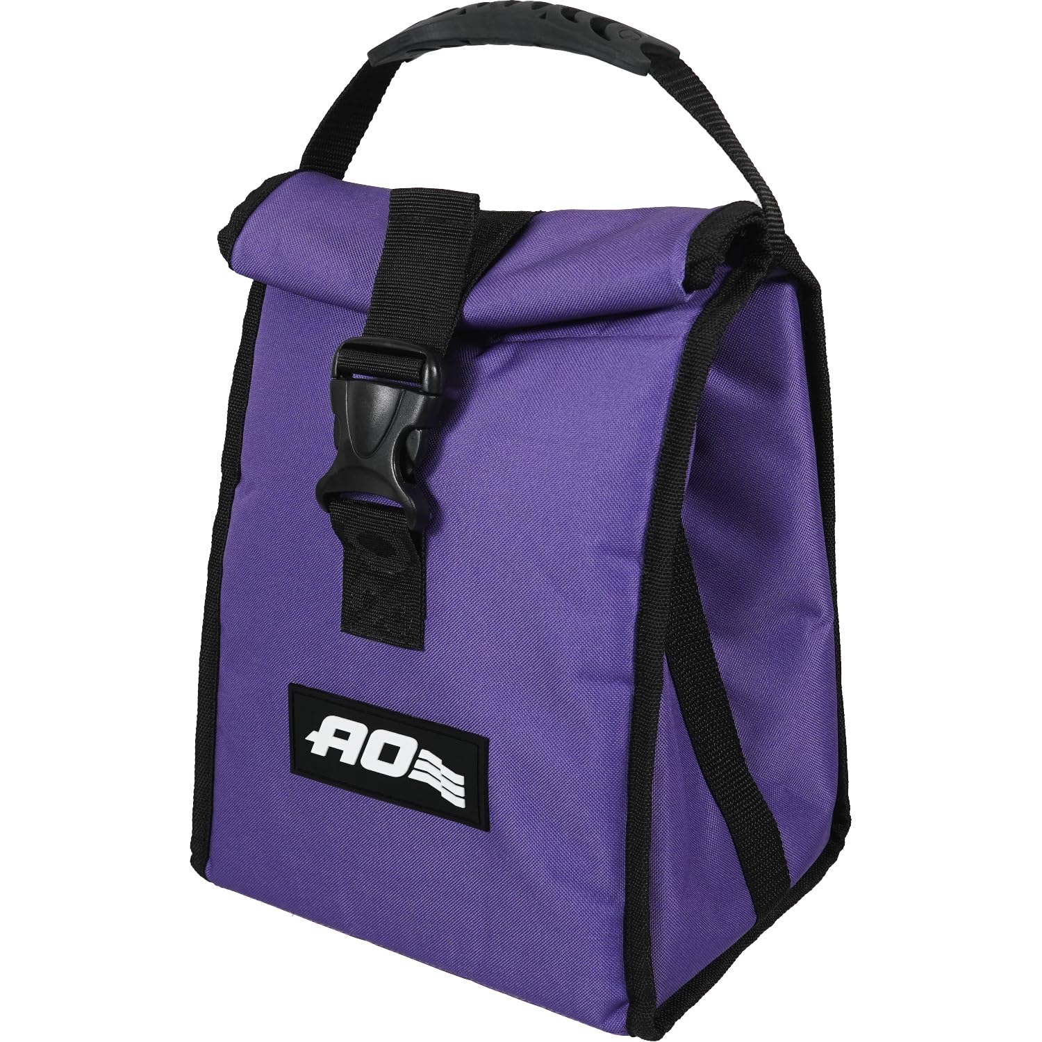 【正規5年】 AO Coolers(エーオークーラー) (ズ) ランチソフトクーラー パープル 5.7L 軽量 保冷 ロール式 小型 クーラーボックス 保冷バッグ キャンプ ピクニック サブクーラー