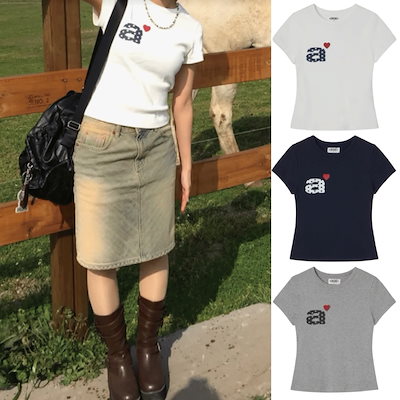 aeae DOT SMALL LETTER TEE ブラック DOT SMALL LETTER TEE（Tシャツ/カットソー）｜aeae