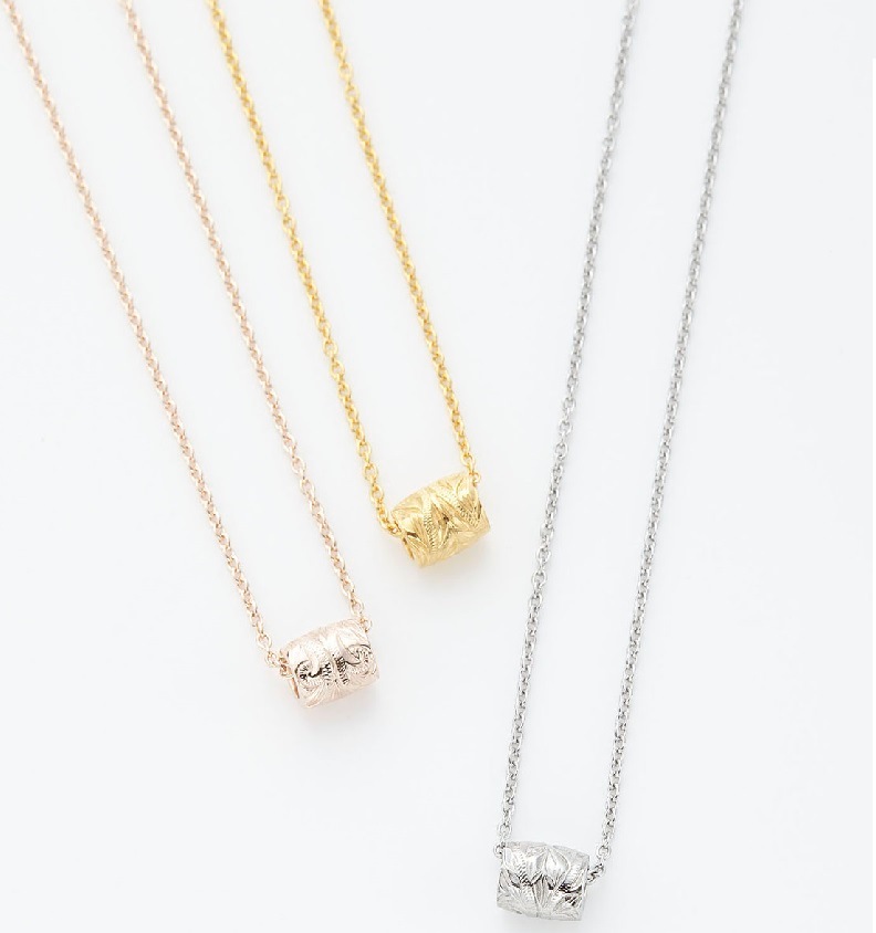 ネックレス レディース メンズ ユニセックス 樽 波 スクロール マイレ お守り 成就