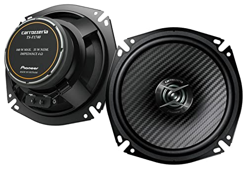 Pioneer スピーカー TS-F1740-2 17cm カスタムフィット コアキシャル 2ウェイ ハイレゾ対応 カロッツェリア