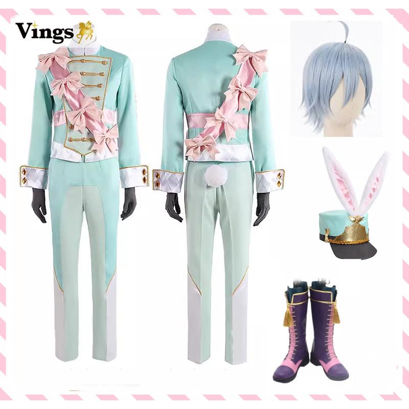 【今だけ！爆売れ商品！】ツイステッドワンダーランド　ツイステ　薔薇の王国のホワイトラビットフェス　シルバー　silver ラビット・ウェア　コスプレ衣装