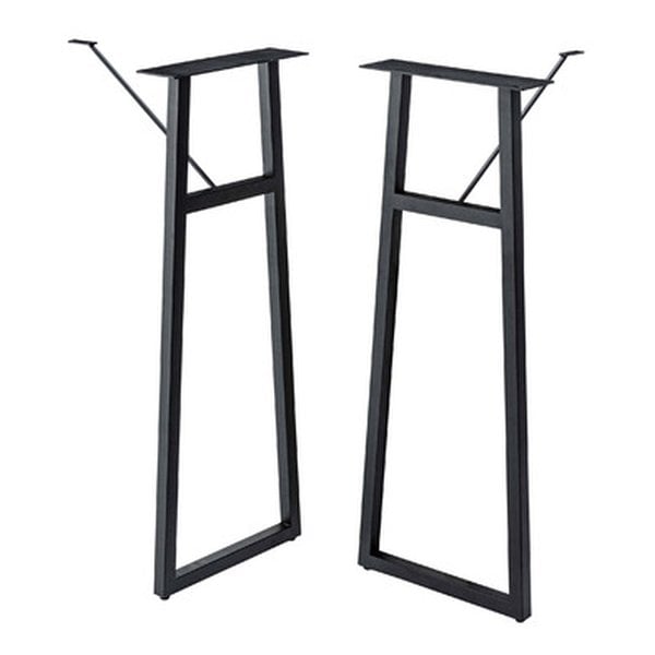 カウンター 脚 2脚組 ブラック 幅35×奥行き10×高さ98cm JPT-264