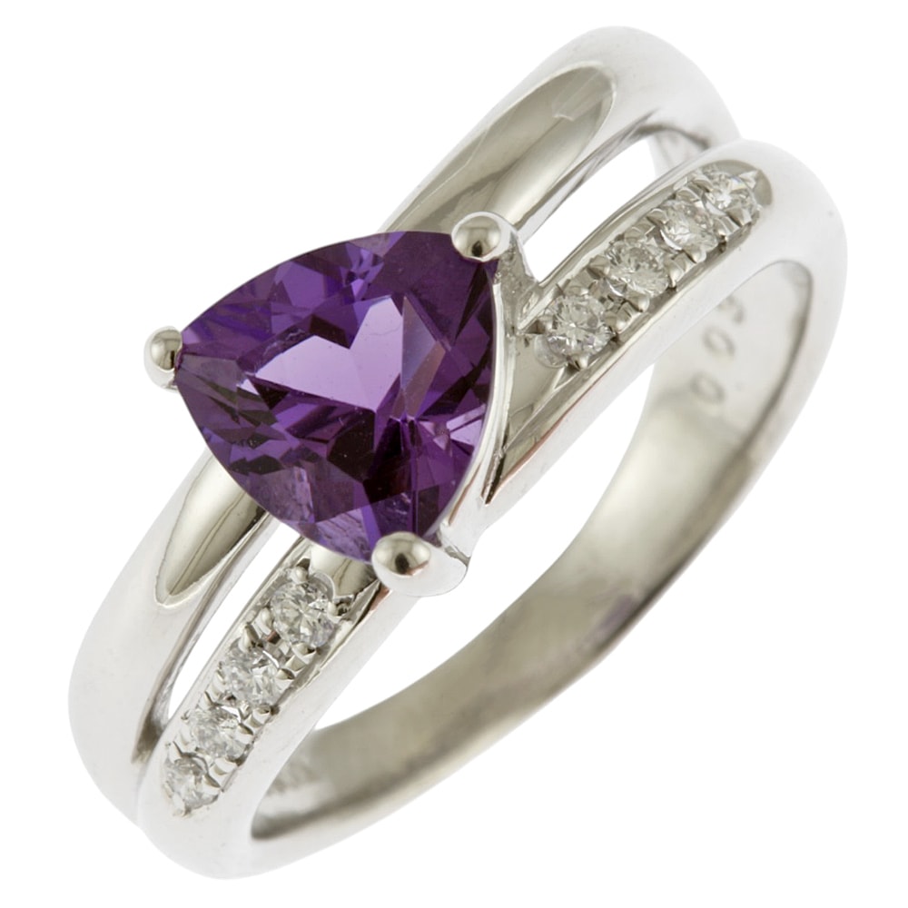 タサキ リング 指輪 12号 Pt900プラチナ アメジスト TASAKI 中古 美品