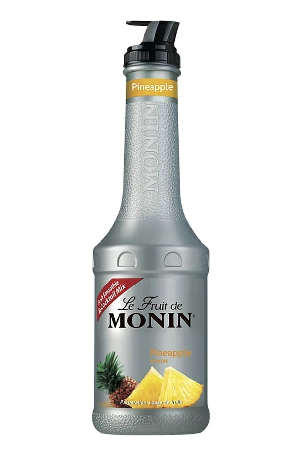 【送料無料】MONIN モナン パイナップル フルーツミックス ペット 1000ml 1L4本【ご注文は8本まで同梱可能】ノンアルコール シロップ