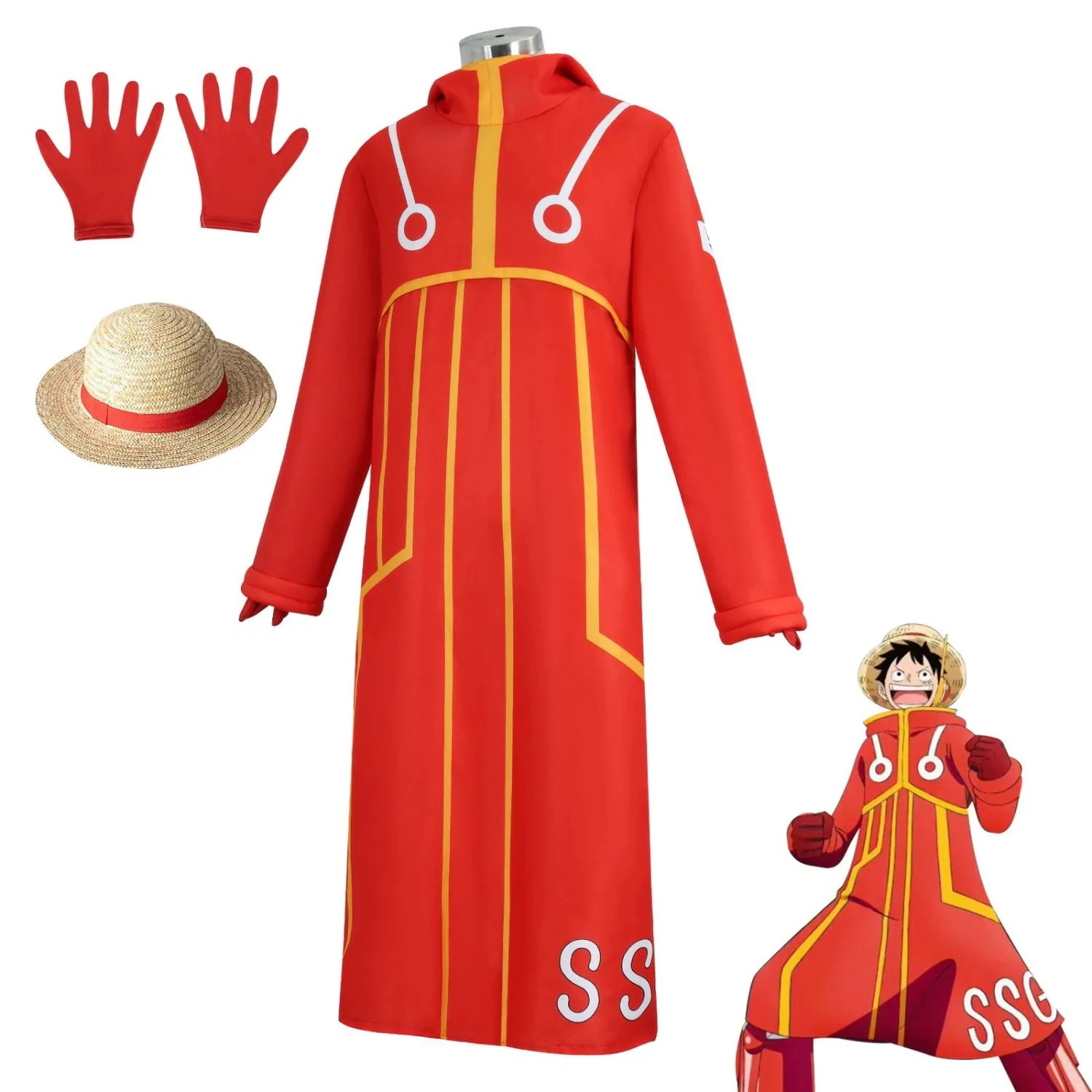 ルフィcos服ワンピース卵島編航海王セットコスプレ二次元アニメ衣装セット