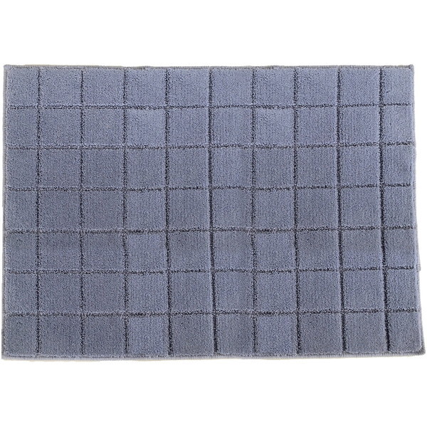 マルナカ 6476 日本製 抗菌防臭&吸水速乾バスマット レチカータ LLサイズ 60×90cm ブルーグレイ メーカー直送