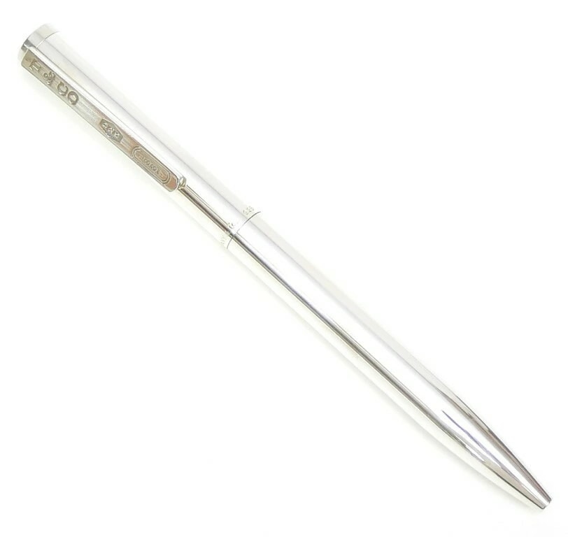 ティファニー TIFFANY&Co. ボールペン 1837 /シルバー/SV925 【中古】(67708)