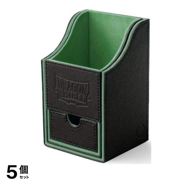 ドラゴンシールド ネスト+ 100 ブラック/グリーン 1個入 5個セット
