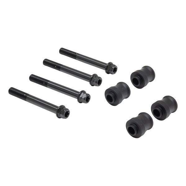 オフセットカラーマウントボルトセット 適合キャリパーA フランジ六角 ブラック CBK-02AFB