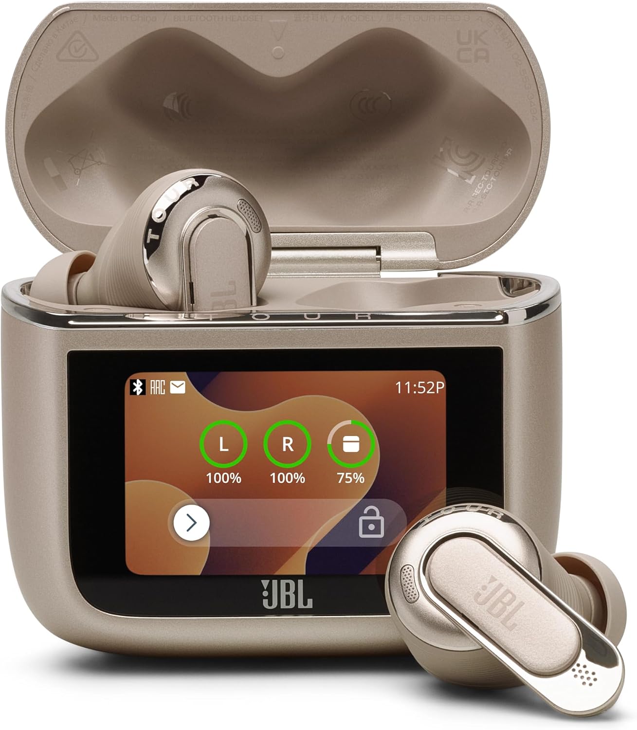 JBL TOUR PRO 3 ワイヤレスイヤホン bluetoothハイブリッドノイズキャンセリングハイレゾワイヤレスLDACデュアルドライバーマルチポイント防塵・防水ワイヤレス充電対応スマートタッチ