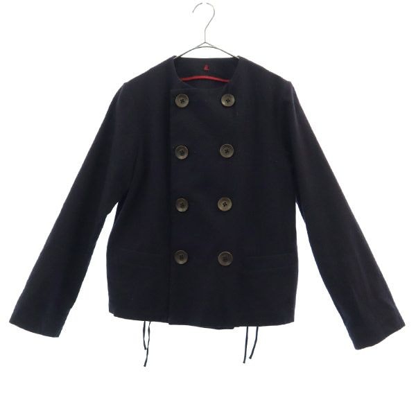 フォーティファイブアールピーエムアンド ノーカラー ダブルブレスト ウールジャケット 1 ネイビー 45rpm& レディース 6,003円