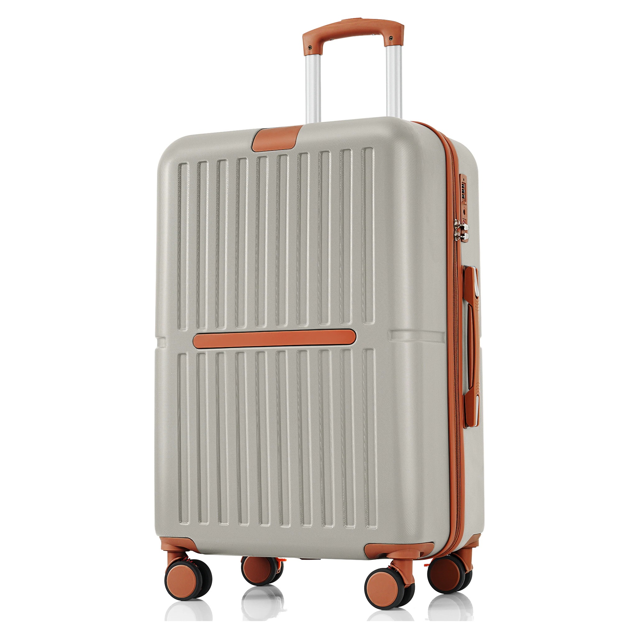 【2点購入で150OFF】【国内即発送】スーツケース Lサイズ USBポート付き キャリーケース ストッパー付き カップホルダー付きフック式底足 7日~14日 大容量 超軽量 軽い おしゃれ かわいい 5,818円