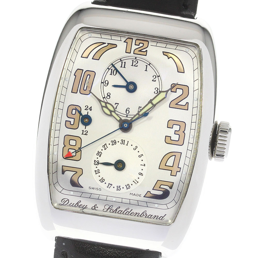 ダービー&シャルデンブラン DUBEY & SCHALDENBRAND アエロディーンデュオ デイト 自動巻き メンズ _818951【ev10】【中古】