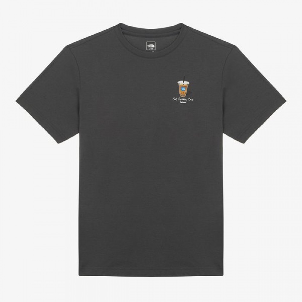 [ノースフェイス公式] NT7UR22B メンズグルメ半袖Tシャツ_チャコールグレー