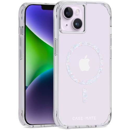 【正規取扱店】Case-Mate iPhone 14 Plus用 ケース ハイブリッドケース Twinkle Diamond-Clear MagSafe対応【iPhone 14 Plus 対応】