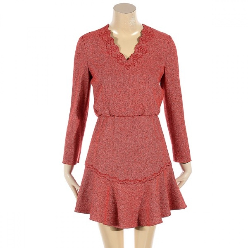 (シスレー) シスレーネックポイントフレアワンピース SAOP18711_OR