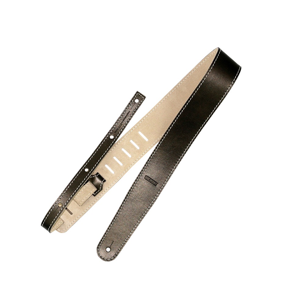 Richterシリーズ メタリック ギターストラップ ソフトレザー ストラップ Raw II Metallicシリーズ 1377 Bronze 幅広6cm 長さ調整可能 ドイツ製
