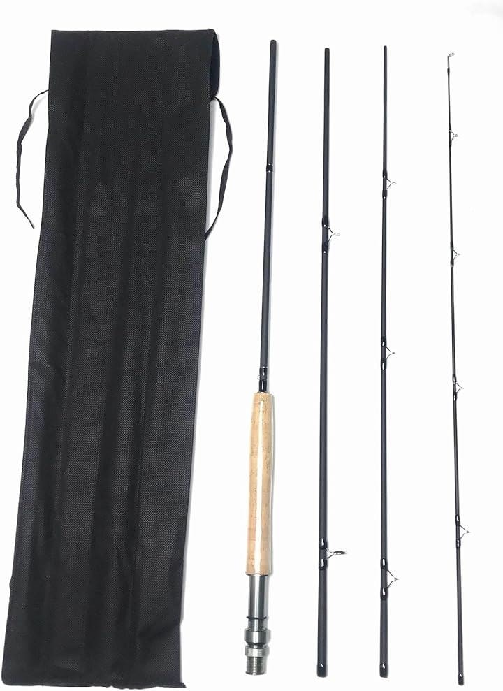 8フィート フライロッド 4ピース #5/6 5番 6番 渓流 岩魚 ニジマス 山女 アマゴ ブラウントラウト 8ft(8ftフライロッド4ピース(#5/6), 8ft(2.4m))