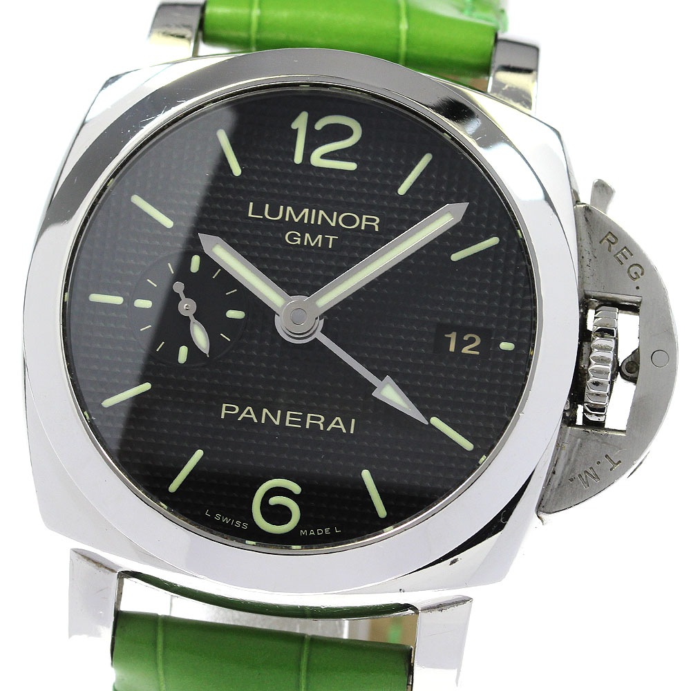 パネライ PANERAI PAM00535 ルミノール1950 3デイズ アッチャイオ GMT 自動巻き メンズ _816467【中古】 297,720円