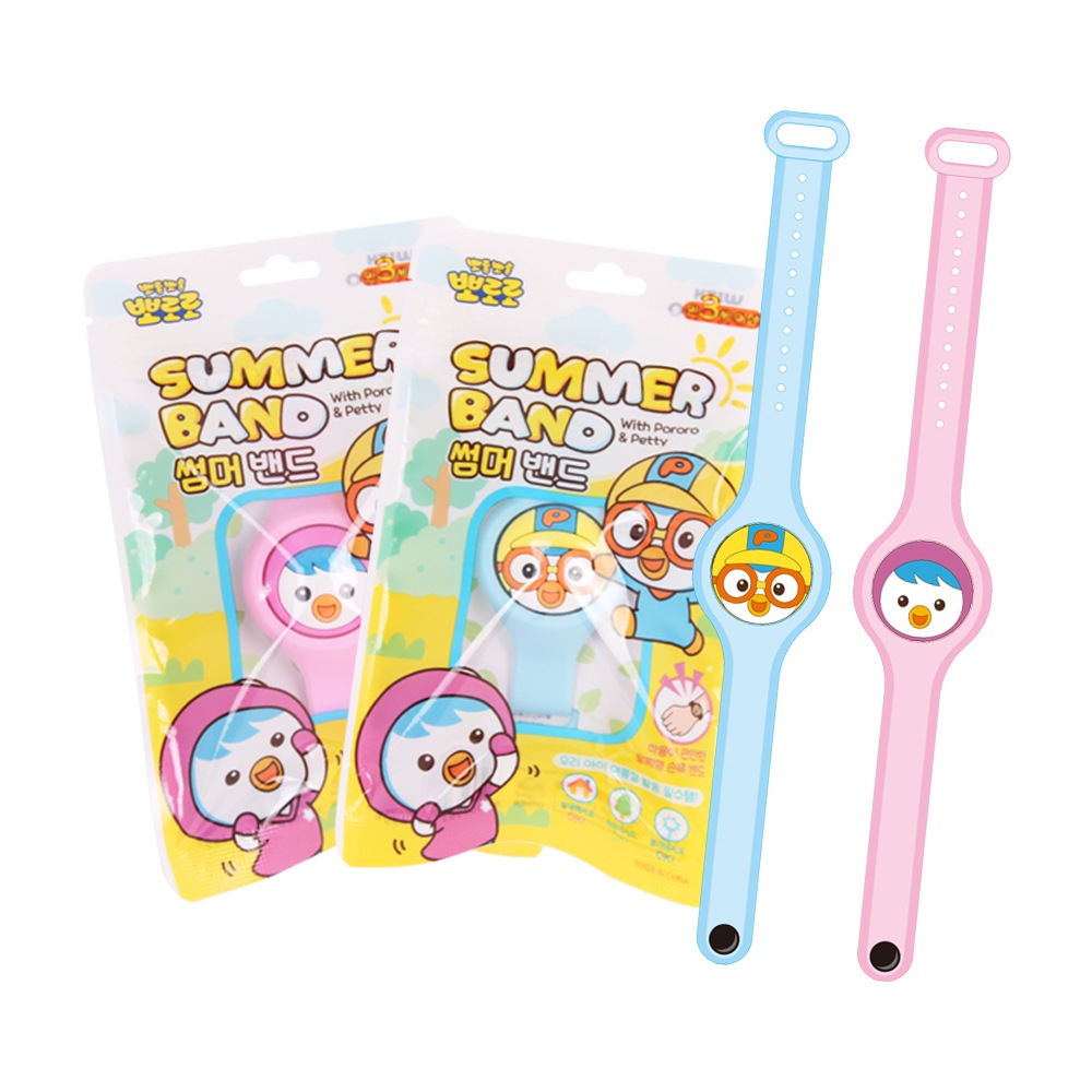 ポロロ ペティ サマーバンド ポロロ 子供 腕時計型 キャラクター ブレスレット