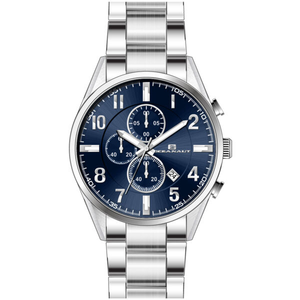 カジュアル腕時計 Oceanaut Mens Escapade Blue Dial Watch - OC5852