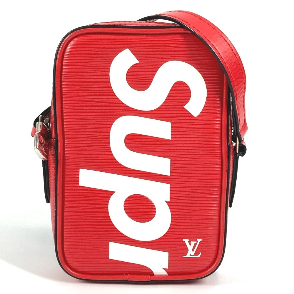 ショルダーバッグ M53434 ダヌーブPPM エピ シュプリーム Supreme コラボ カバン 斜め掛け ポシェット エピレザー レッド