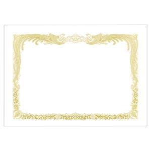 （まとめ） TANOSEE 賞状用紙 白 B5 タテ書用 1冊（10枚） [x15セット]