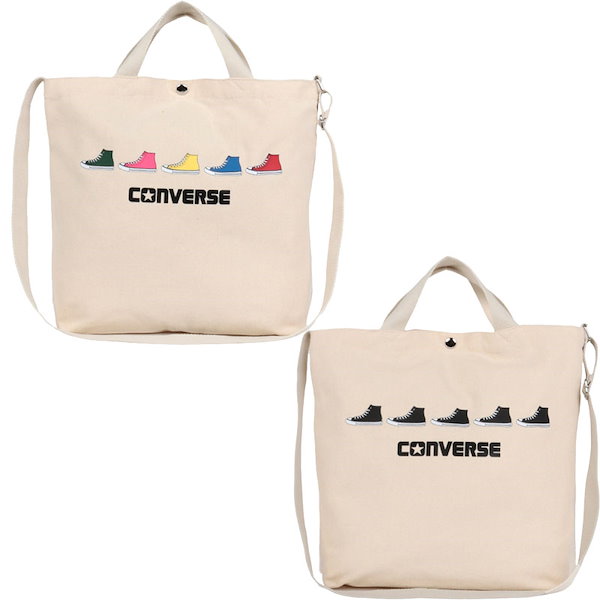 Qoo10] Converse スニーカー プリント 2WAY トートバ