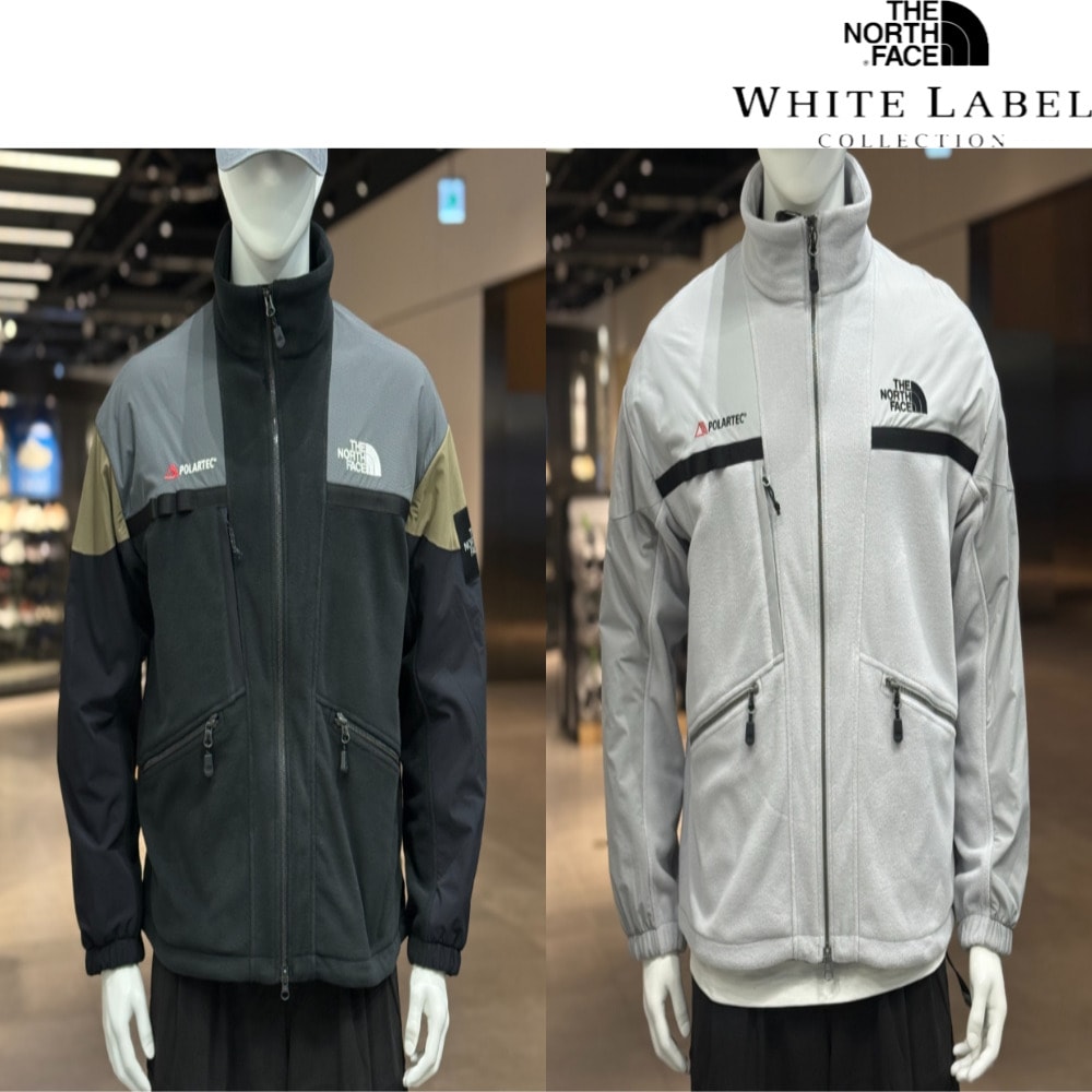 【韓国限定モデル】 WHITE LABEL/LINE-X フリース ジャケット/ユニセックス