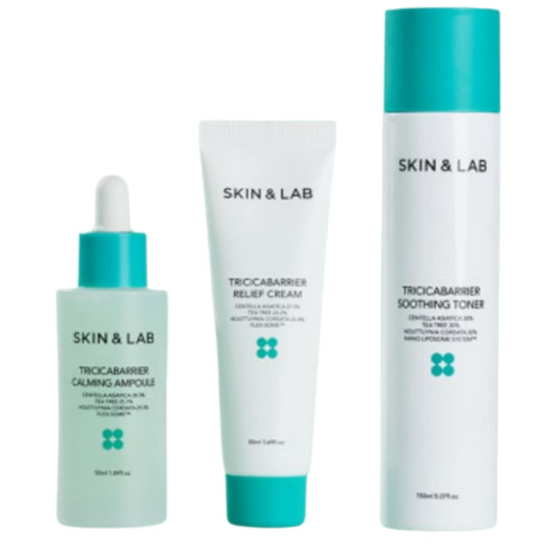 トリシカベリア スージングトナー 150mL+トリシカバリア カーミングアンプル50ml+トリシカバリア リリーフクリーム50ml 3点セット