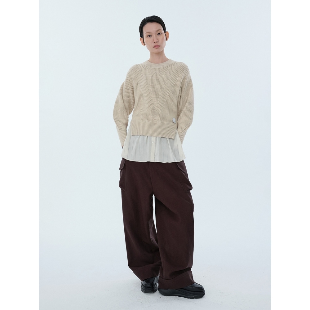 RE CODE マルチポケットワイドパンツ RQPAW24597BRX