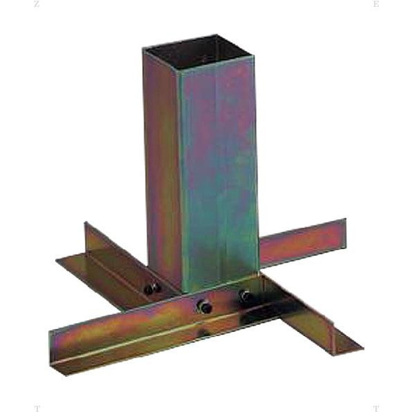 ZETT ゼット ベース用埋込金具 70MM 野球 ベース ZBV73