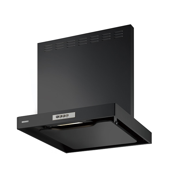 ADR-3A-6017L BK ブラック スタンダード [レンジフード 間口600mm 高さ700mm 左排気 前幕板付属横幕板別売]