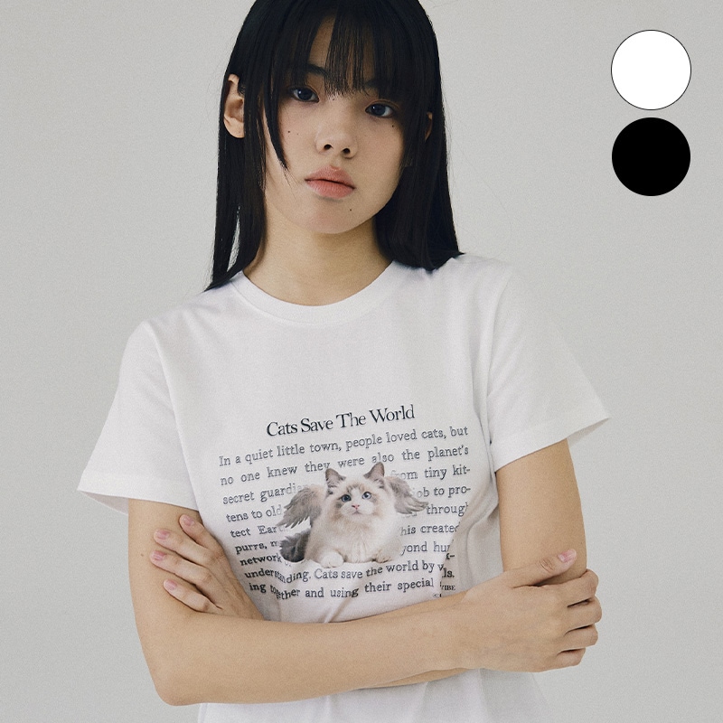 ANGEL CAT VER.4 T SHIRT