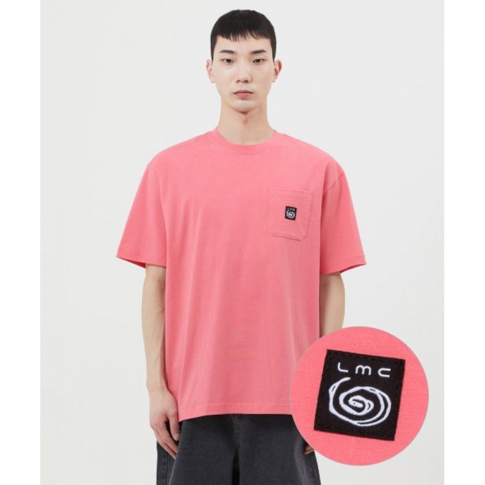 LMC スパイラルポケット T シャツピンク