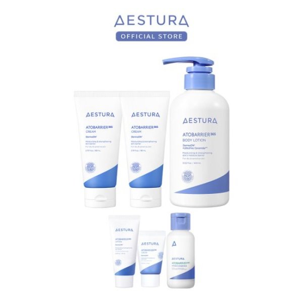 エストラアトバリア365 第2世代 クリーム 80ml 2個+ボディローション 400ml